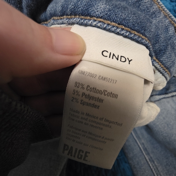 Paige Cindy Jean In Mel Distressed Hem Size 26 Women's - Picture 9 of 12